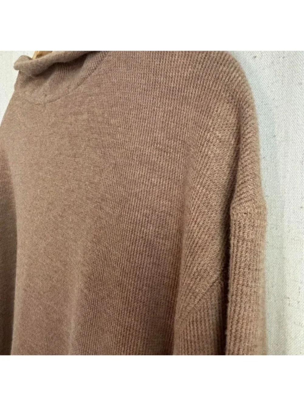 Banana Republic Quarter Zip Tan/Beige Sweater Mens/Unisex XXL